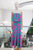 Vestido strapless estampado