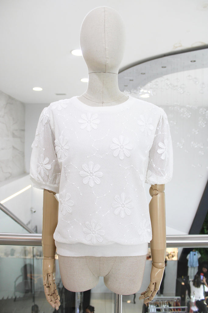 Blusa algodón blanca