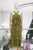 Vestido plisado verde olivo