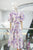 Vestido estampado lila