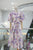 Vestido estampado lila