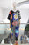Conjunto print multi y rayas