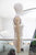 Top rayas beige con vino