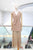 Conjunto camel chaleco y falda