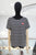 T-shirt de rayas negro con blanco