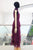 Vestido tul morado