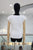 Blusa blanca con flores 3D