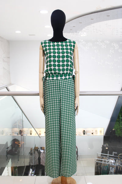 Conjunto de círculos verde