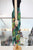 Pantalón de seda verde