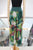 Pantalón de seda verde