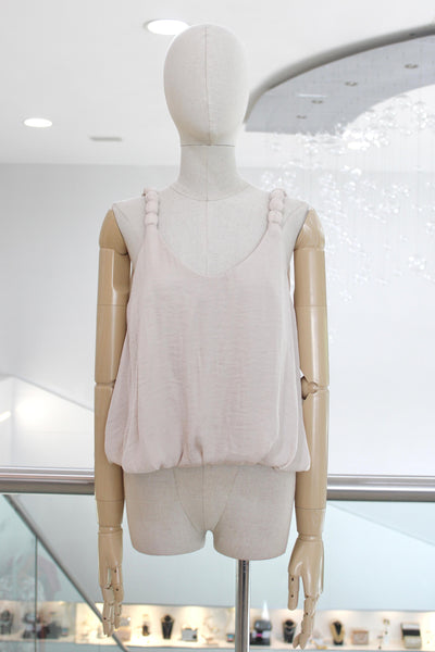 Blusa beige de tirantes
