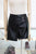 Falda-short negra vinipiel