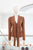 Blusa manga larga camel