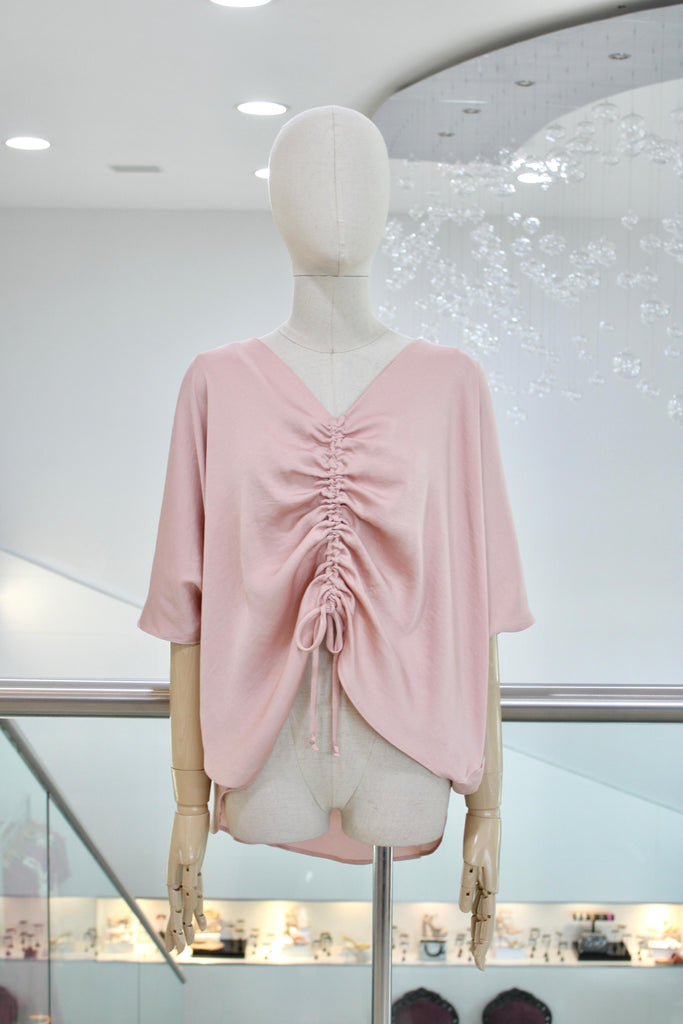 Blusa fluida palo de rosa