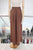 Pantalón pierna amplia café