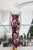 Vestido vino flores 60/40%