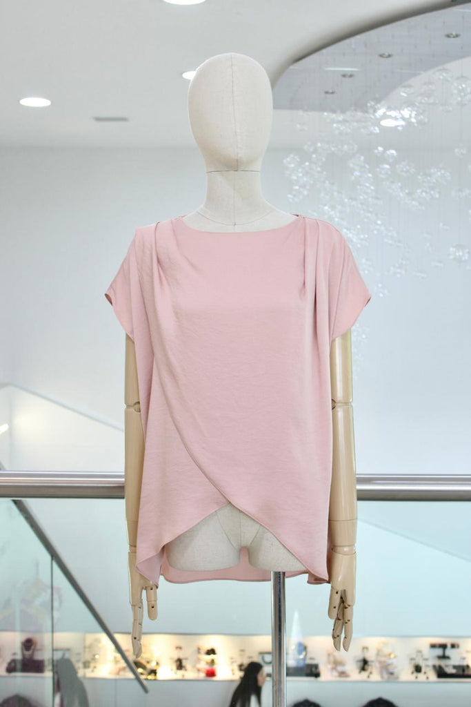 Blusa fluida palo de rosa