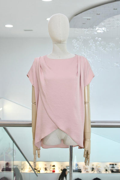 Blusa fluida palo de rosa