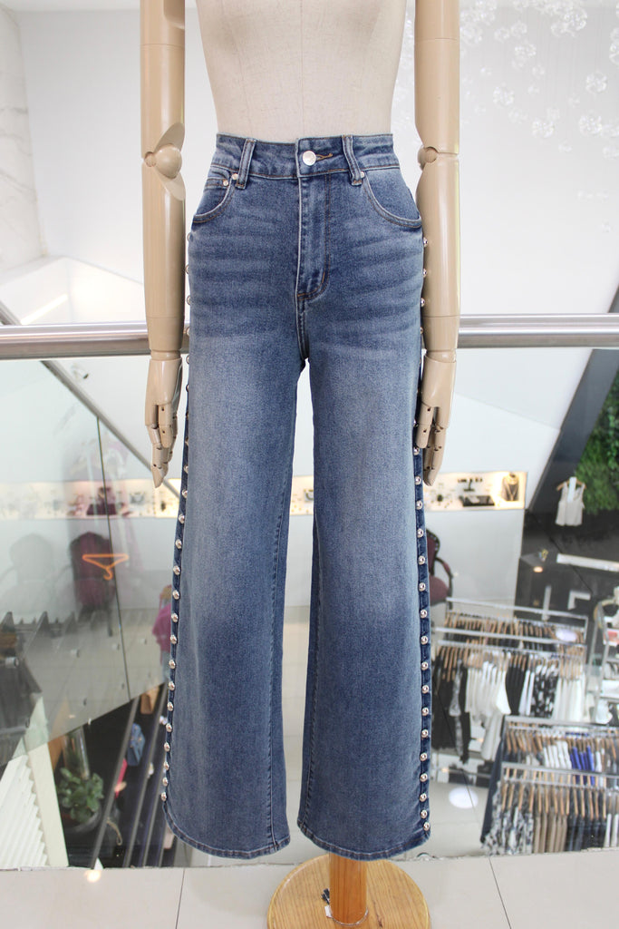 Jeans denim azul oscuro