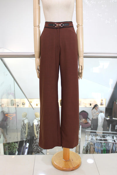 Pantalón de vestir café