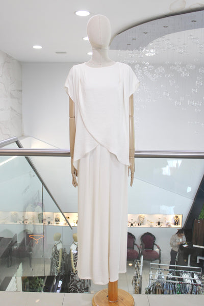 Conjunto  fluido beige