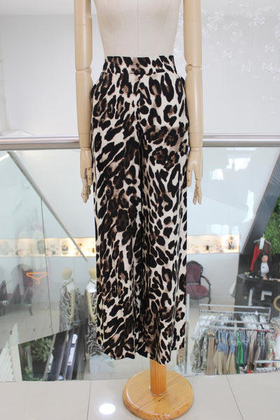 Pantalón amplio animal print