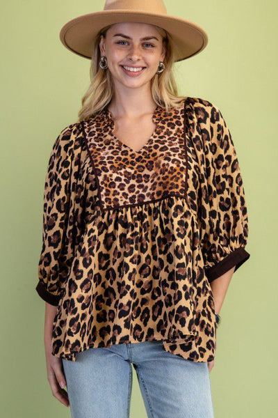 Blusa animal print cheetah