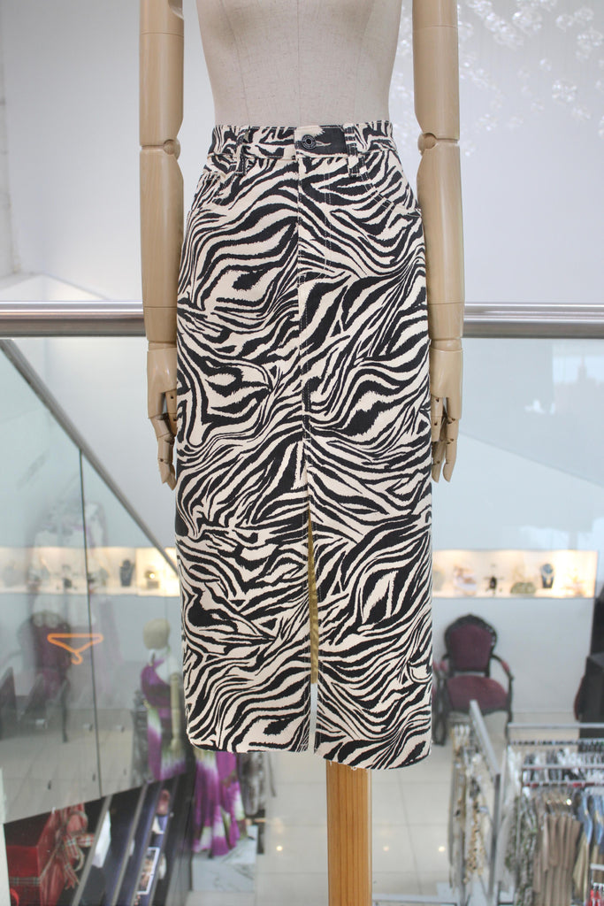 Falda print zebra 30/15%