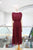 Vestido vino 25/15%