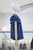 Blusa azul destellos