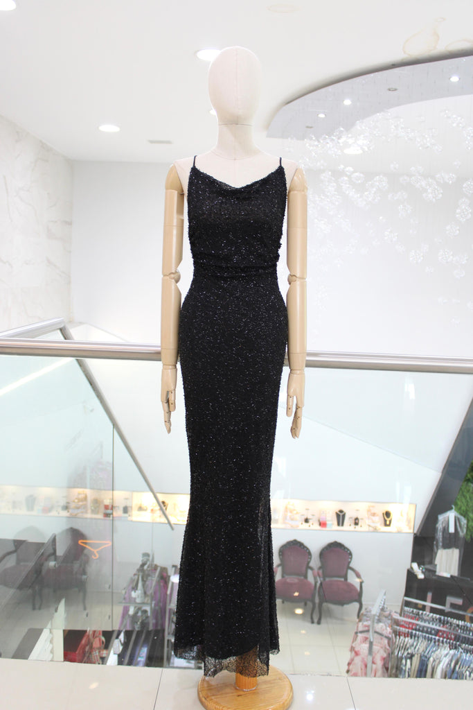 Vestido largo negro