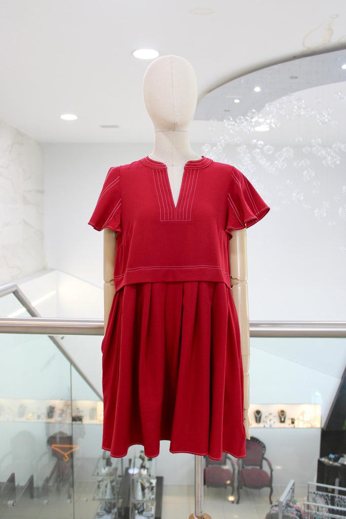 Vestido batita rojo