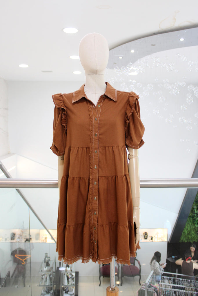 Vestido camel 25/15%