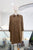 Vestido camisero chocolate