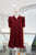 Vestido batita vino