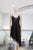 Vestido lencero negro