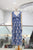 Vestido midi azul floral