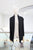 Blazer negro con textura