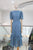 Vestido guipur azul