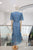 Vestido guipur azul
