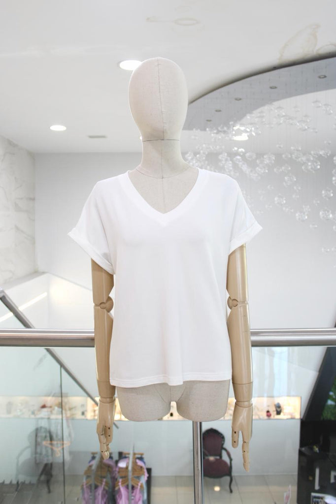 Blusa básica blanca