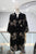 Vestido batita negro floral