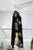 Vestido batita negro floral