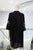 Vestido batita negro floral