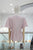 Blusa lino rosa claro