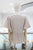 Blusa lino café claro