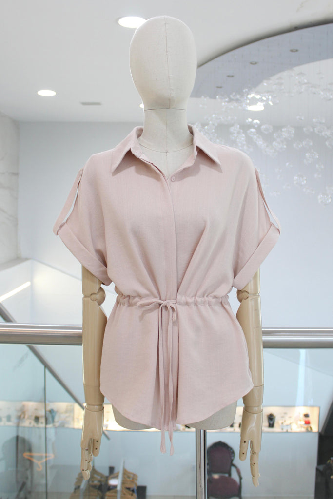 Blusa jareta rosa