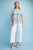Blusa estampada azul