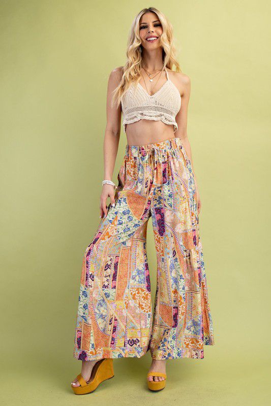 Pantalón estampado multi