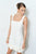Vestido corto blanco
